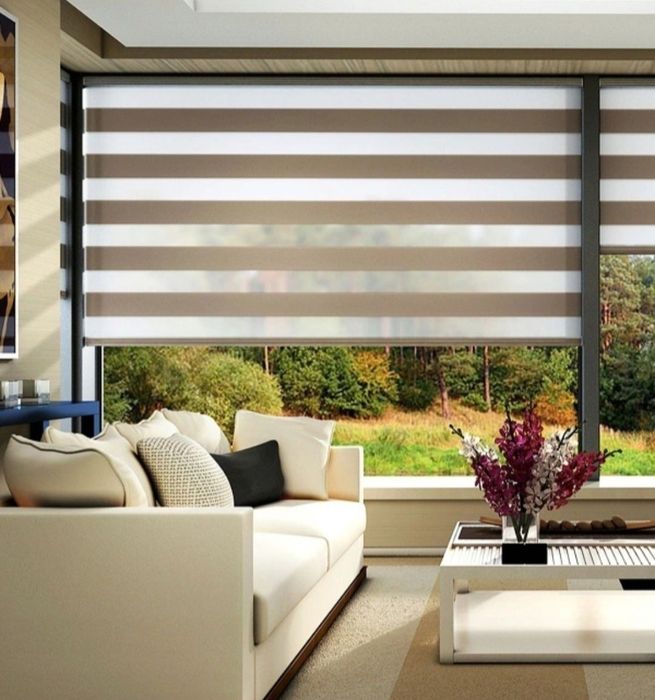 Rolety okienne dzień noc wymiary 57cm x 150cm