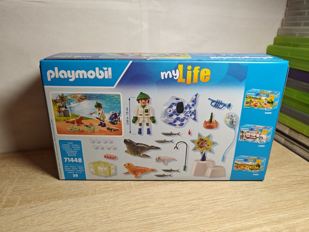 Playmobil 71448 MyLife Karmienie Zwierząt Foki NOWY ZAPLOMBOWANY