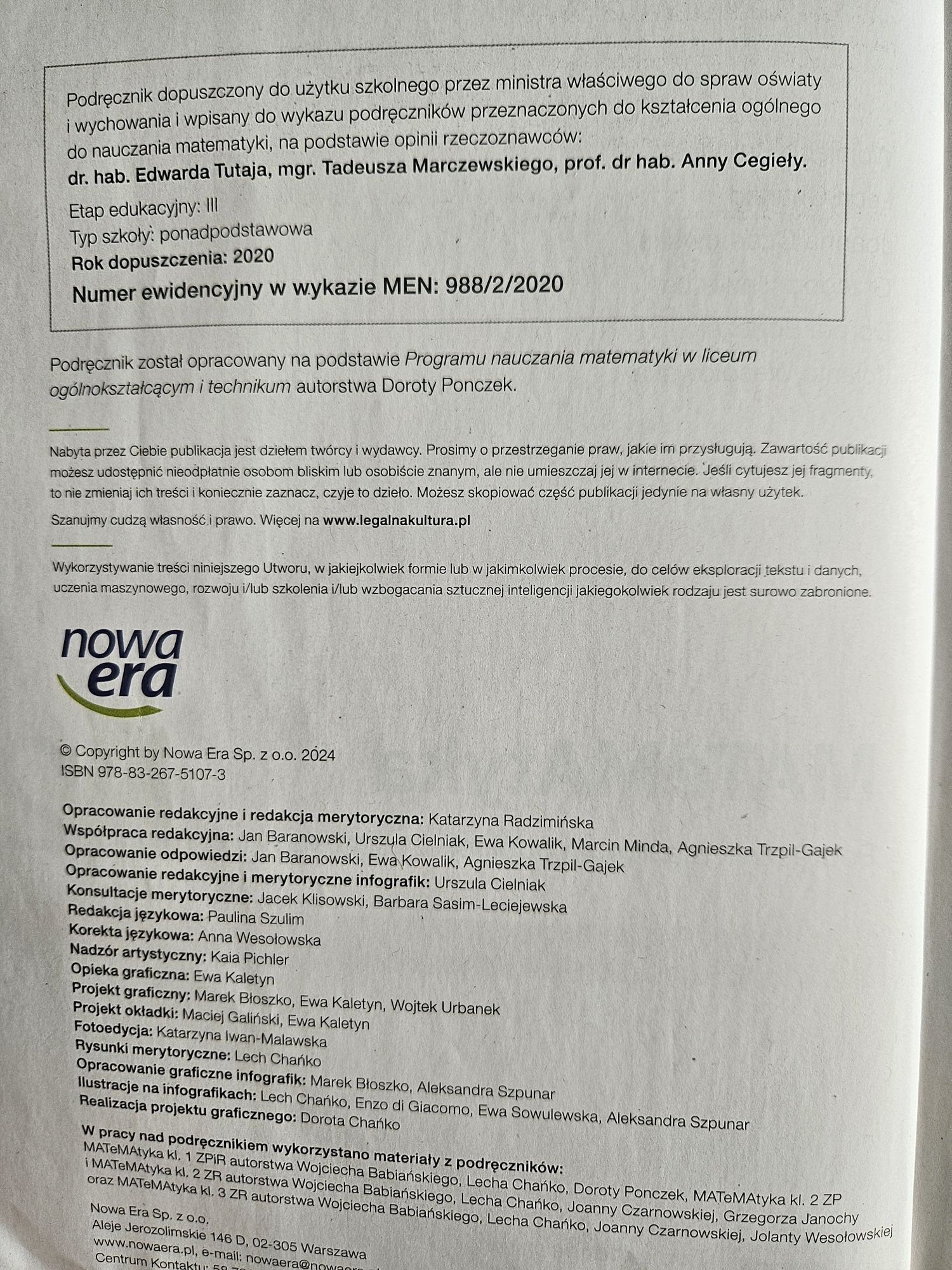 Podręcznik do Matematyki 2