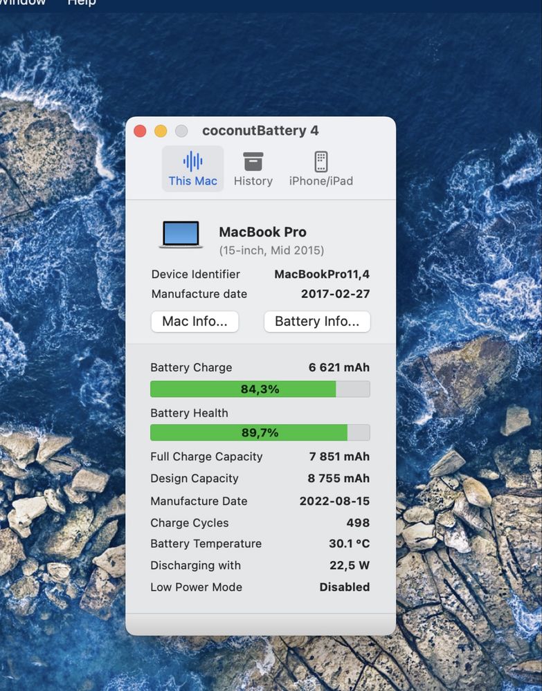 MacBook Pro Retina 15 | "Core i7" 2.2 Quad-Core | 16GB RAM | 1TB SSD