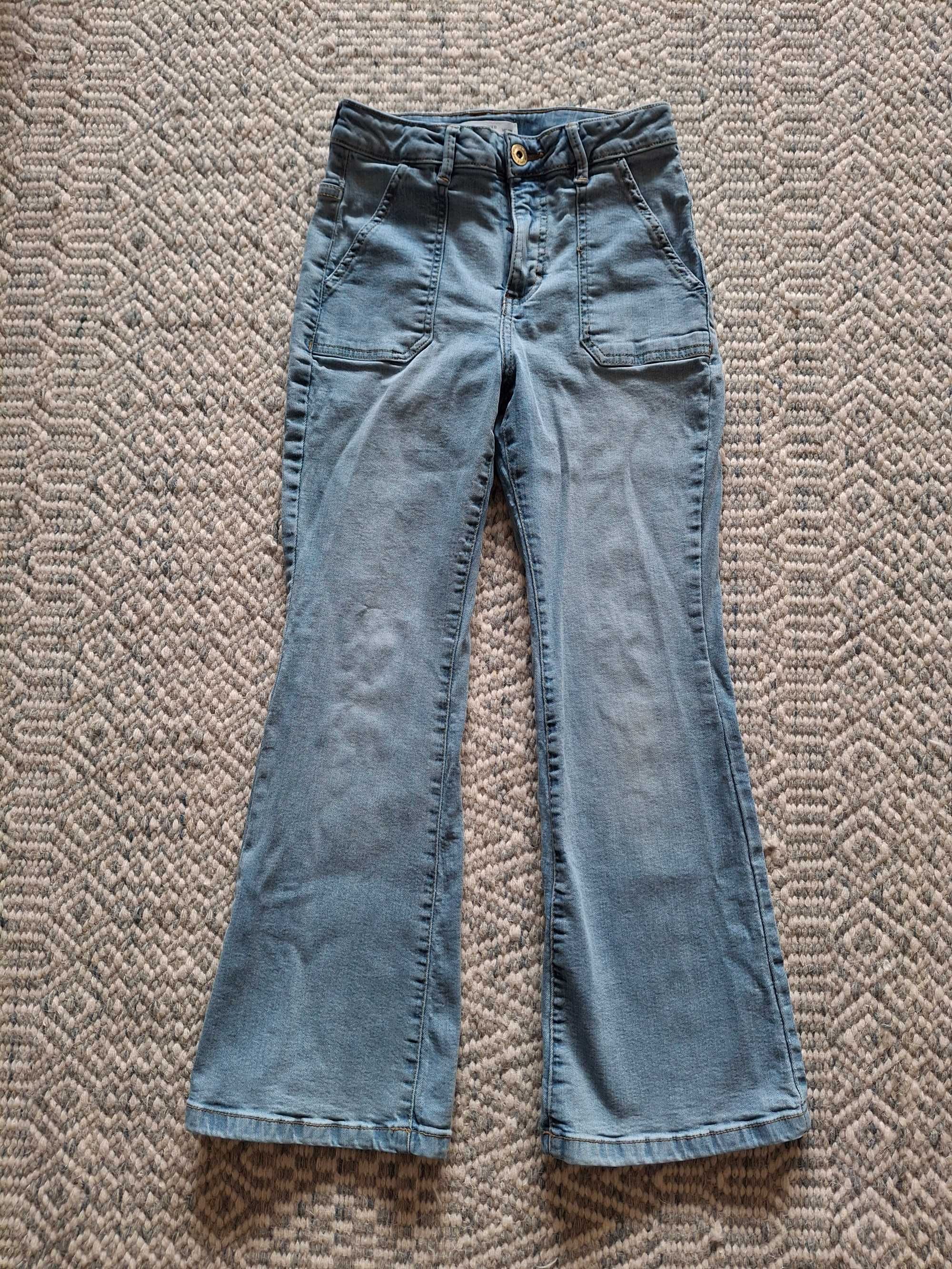 Jeansy dzwony Reserved kids 146 cm