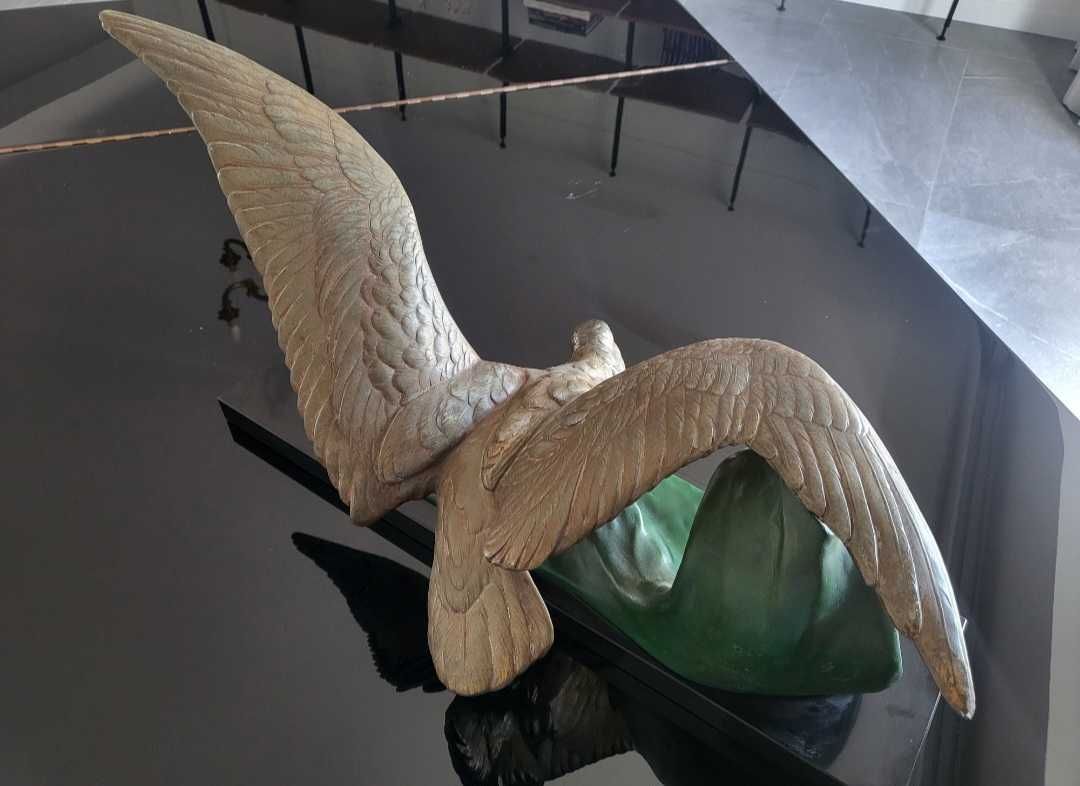 J.LORIOT  Mewa w locie "la mouette" 1920 Art Deco, 70 cm ,