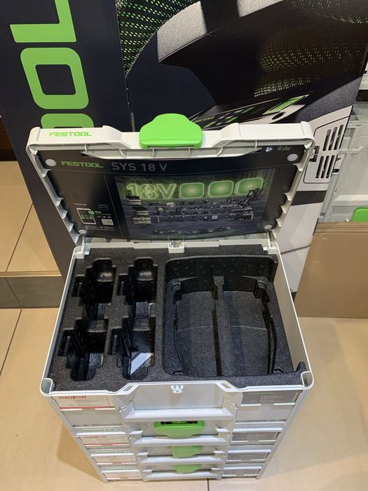 FESTOOL Systainery, komplet 4 sztuki, nowe, bez wad