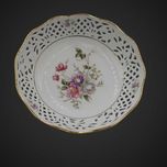 Misa koszyk porcelanowy ażurowy bukiet letni Schumann b5/042668