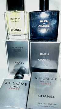 Bleu de Chanel.Chanel Allure home Sport.Chanel Egoiste Platinum 100мл.