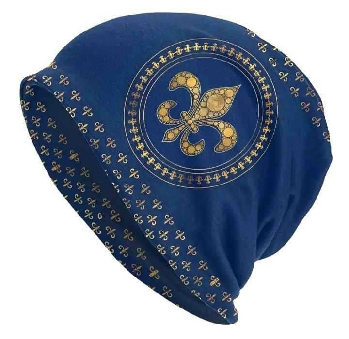 Chapeu Gorro Fiorentina azul Florença Flor Liz NOVO