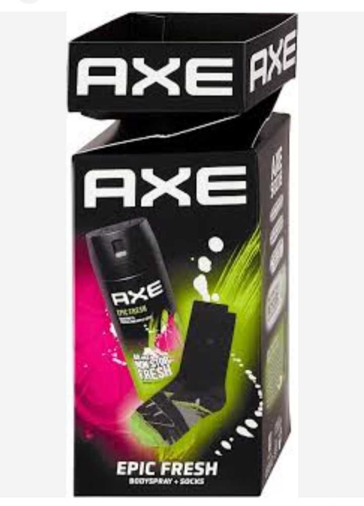 Подарунковий набір axe epic fresh (дезодорант+шкарпетки)