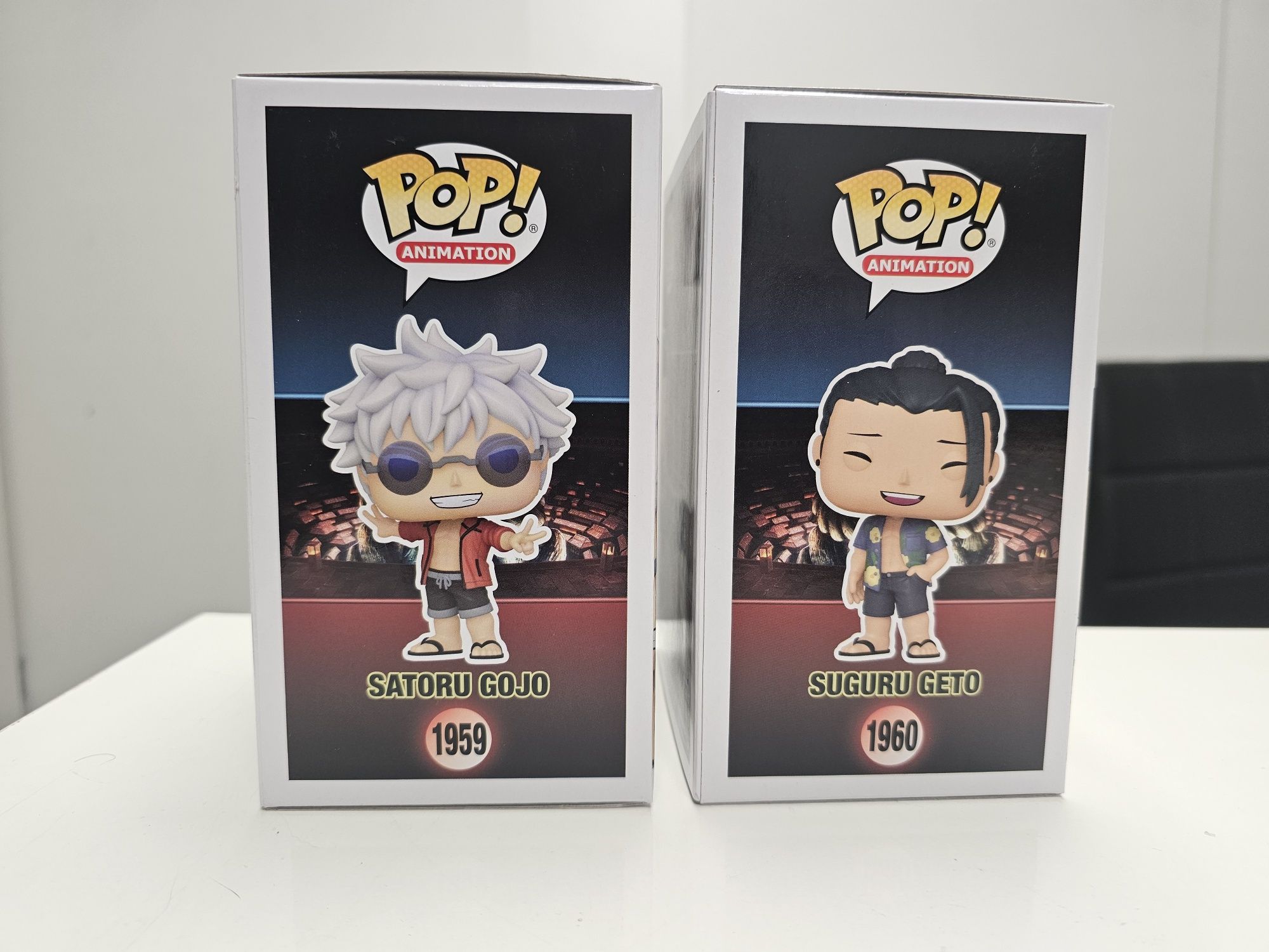 figurki Funko POP Satoru Gojo 1959 i Suguru Geto 1960 Jujutsu Kaisen