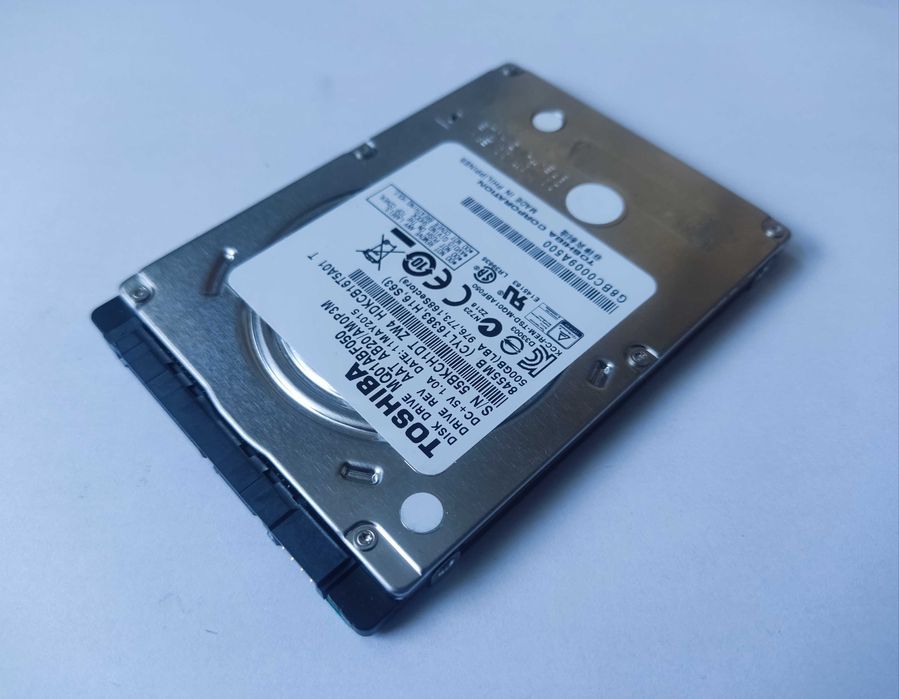 Dyski HDD 4x500GB dla laptopa od WD SEAGATE TOSHIBA HITACHI razem 2TB!
