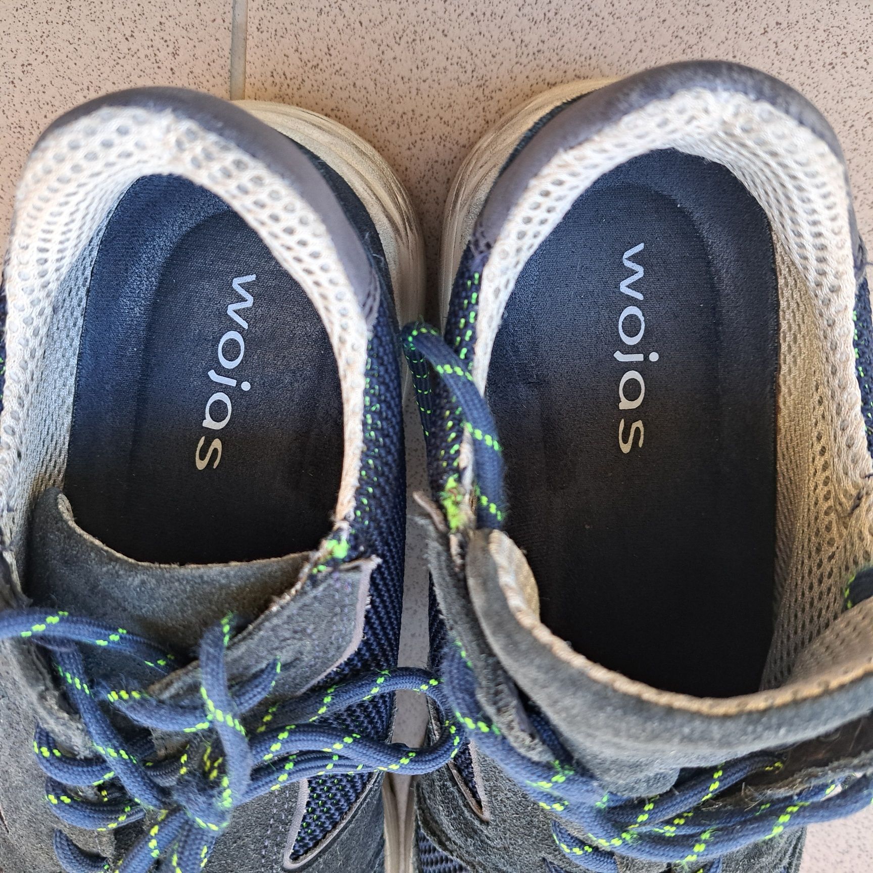 Wysokie sneakersy Wojas | skóra zamszowa