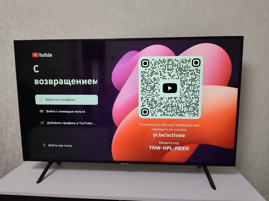 Телевизор Samsung 55", Wi-Fi, 4K