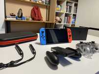 Nintendo Switch + Pro Controller + dużo gier (Cuphead, NFS, Rayman)