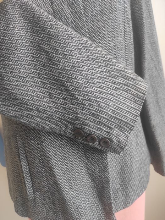 Tweedowy żakiet vintage