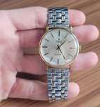 DOXA POZŁACANY zegarek lata 70
