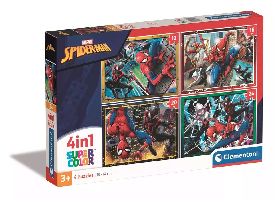 Puzzle 4w1 Super Kolor Marvel. Clementoni