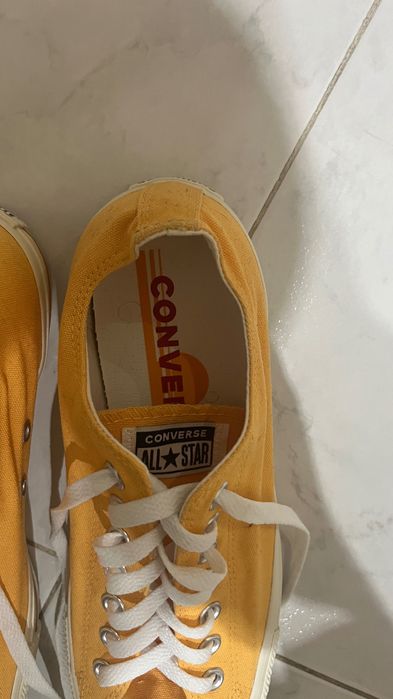 All Star Converse amarelo baixo tamanho 43
