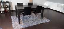 Mesa Cadeiras e Tapete - Ikea Bjursta Extensível