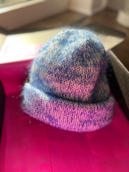 Czapka dwustronna/podwójna z moherem