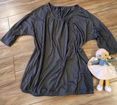 Szara bluzka oversize 36
