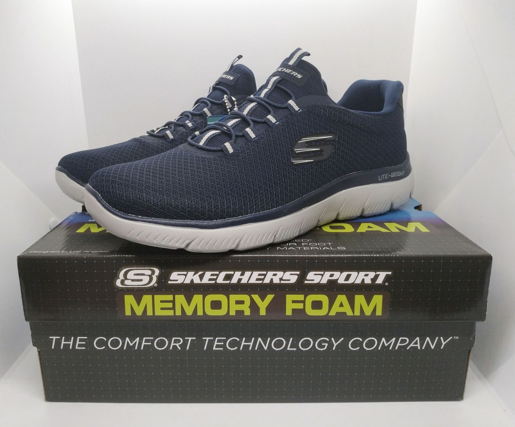 кроссовки EU46 30см слипоны Skechers оригинал