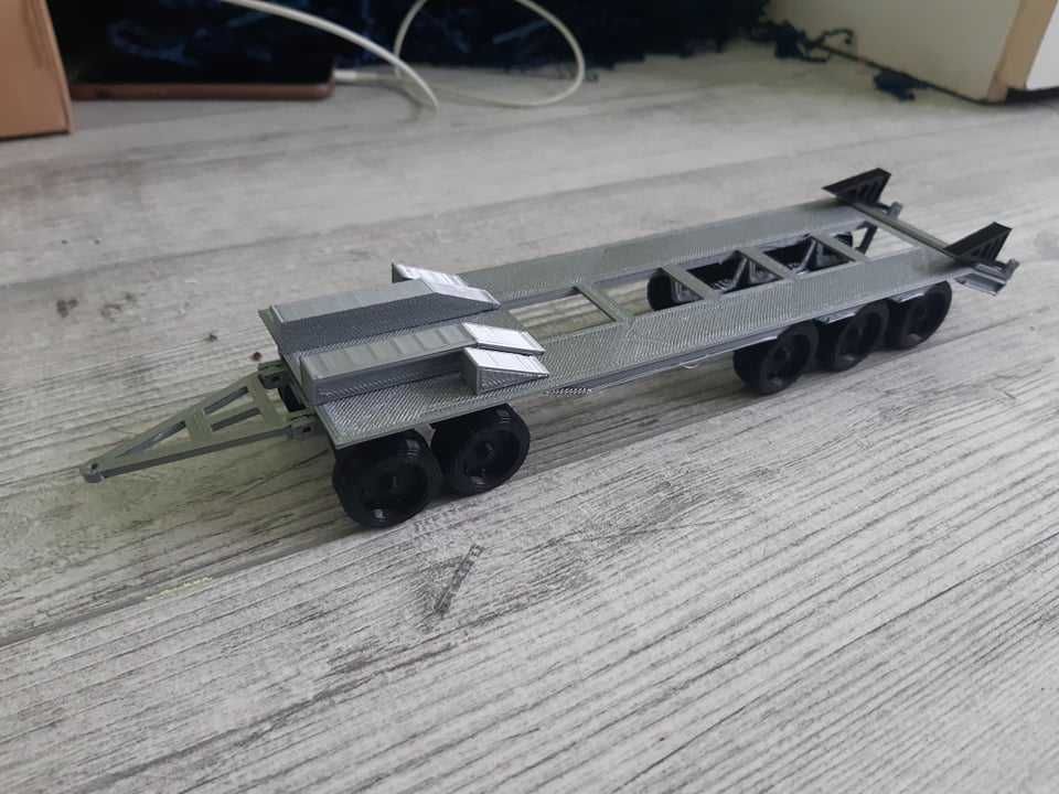 Model 3D przyczepy 1:43