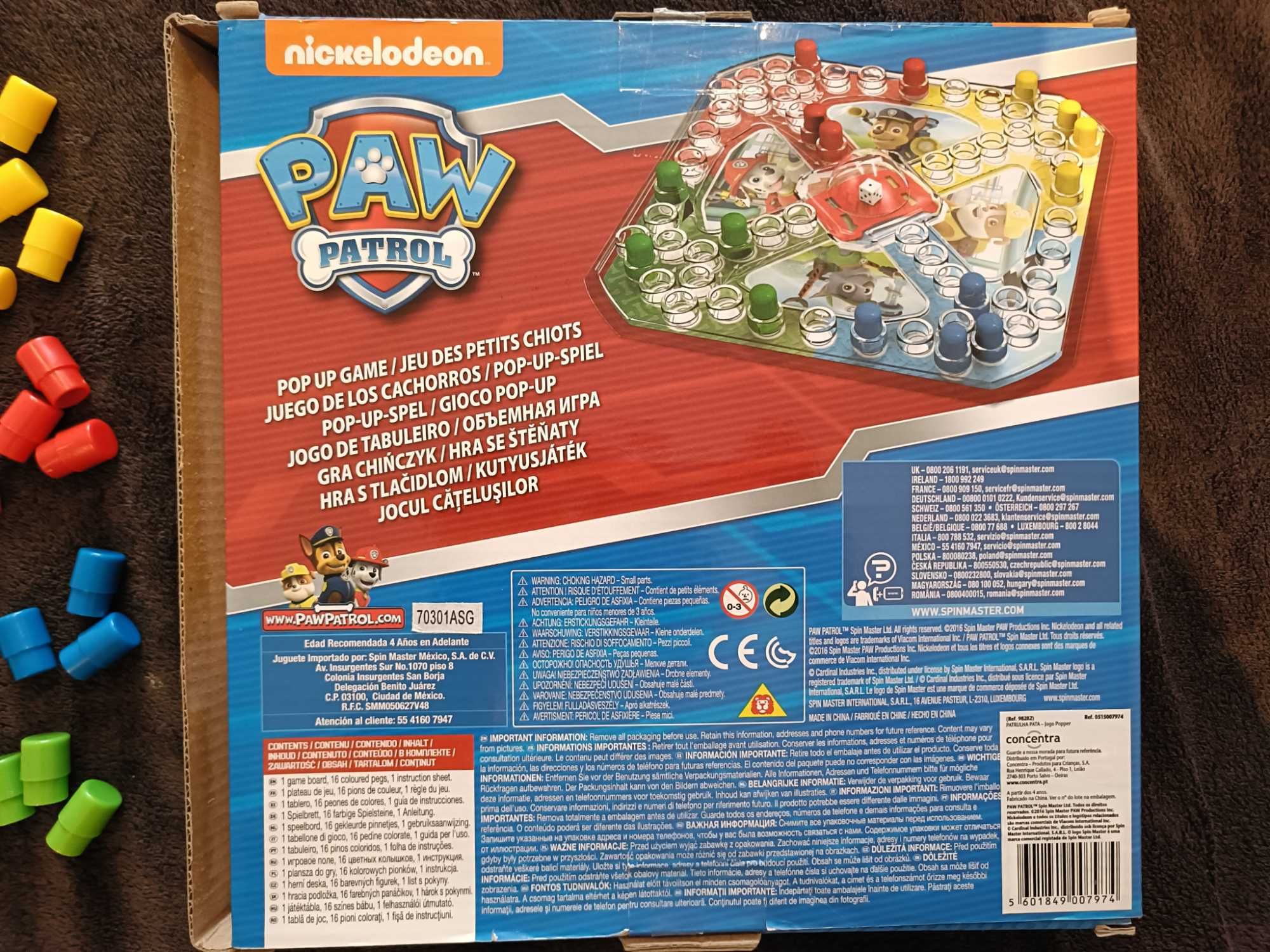 Jogo de tabuleiro Patrulha Pata