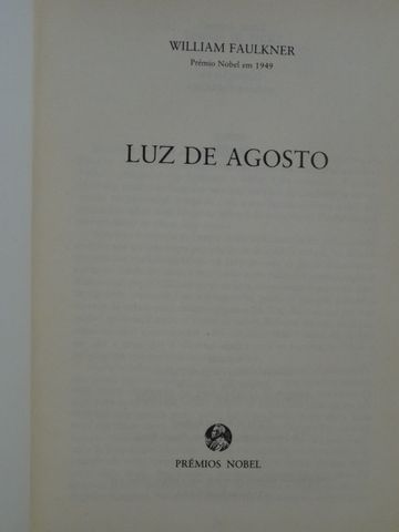 Luz em Agosto de William Faulkner