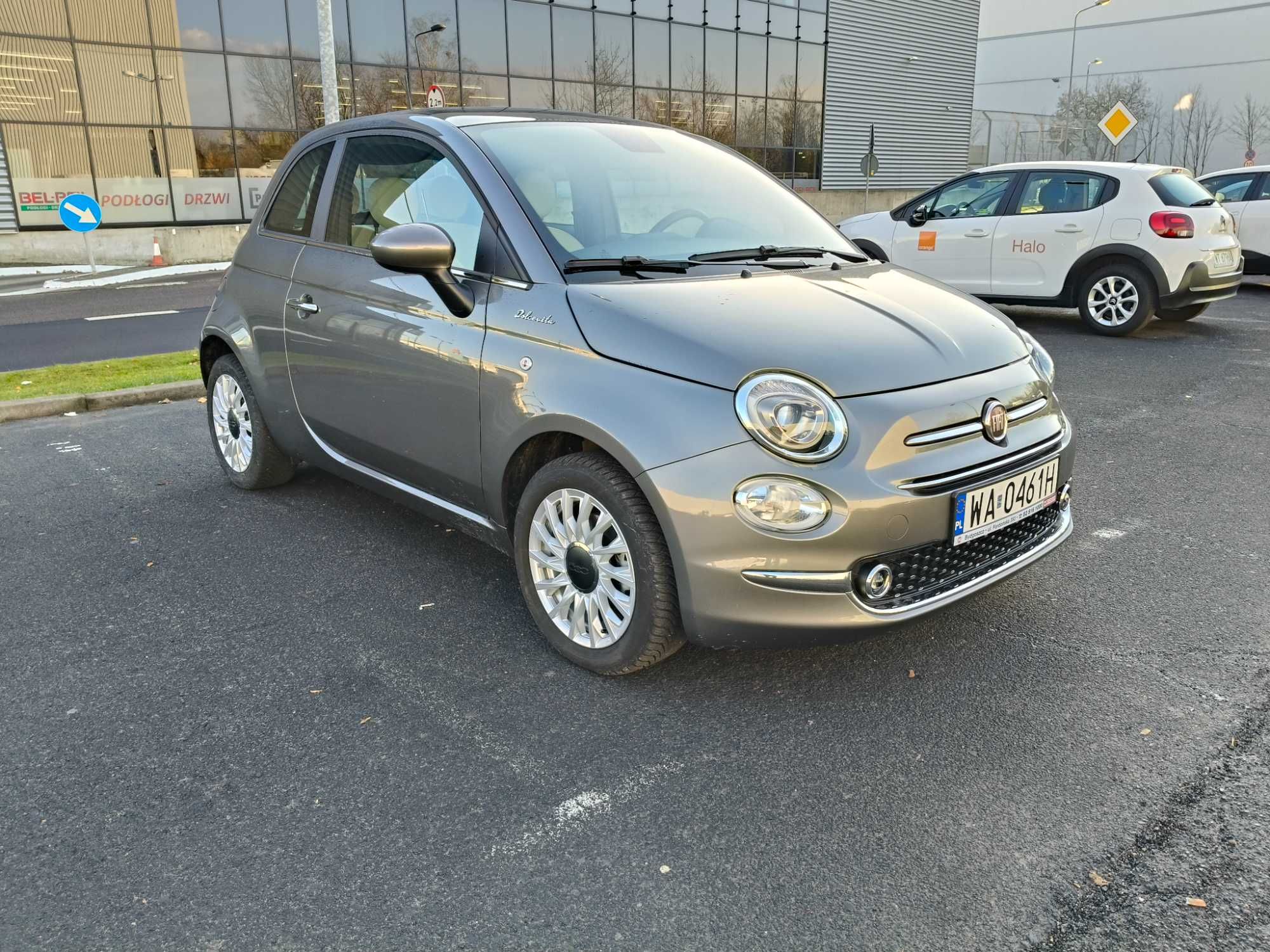 Fiat 500, wynajem długoterminowy samochodów, wypożyczalnia aut