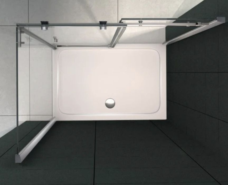 Base de duche 140x90cm espaçosa