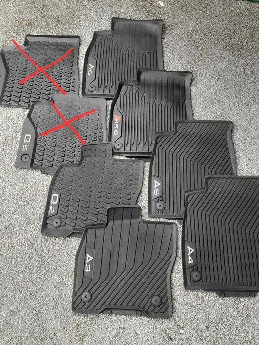 Килимки оригінальні на авто марки Audi.Вживані.