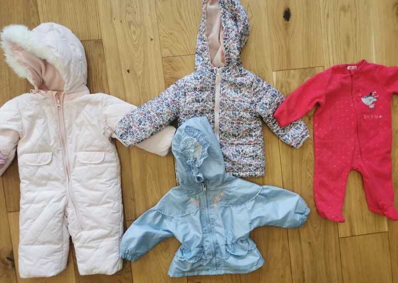 62 - 68 H&M Zara C&A Wyprawka dla dziewczynki zestaw mega paka