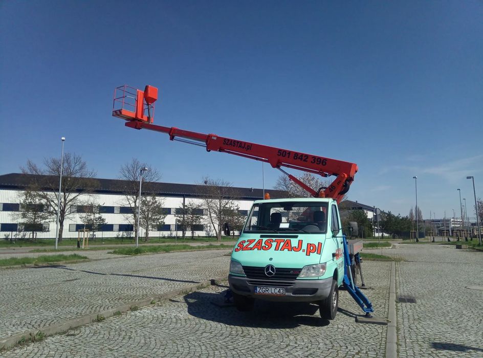 Mercedes-Benz Podnośnik Koszowy GSR 180T 18 m Pełen Hydraulik Jak Wumag Ruthamnn Multitel  Podnośnik Koszowy GSR 180T 18 m Pełen Hydraulik 1 właściciel w Polsce