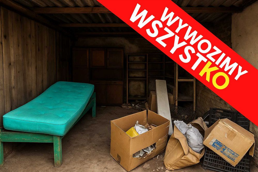 Opróżnianie mieszkań piwnic garaży rozbiórka wywóz mebli śmieci gruzu