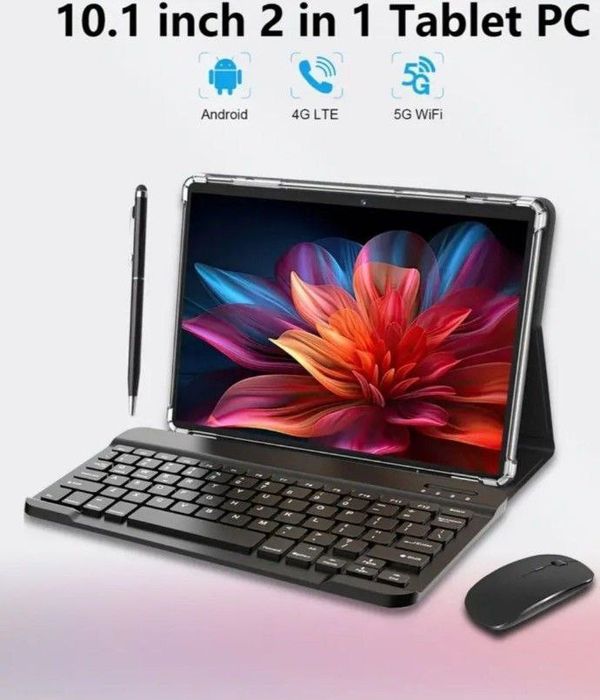 6/128Gb, новий планшет,+чохол+мишка+клавіатура(українська)