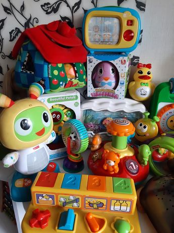 Развивающие игрушки для малышей. Vtech, Fisher-Price, Leap Frog, Sassy