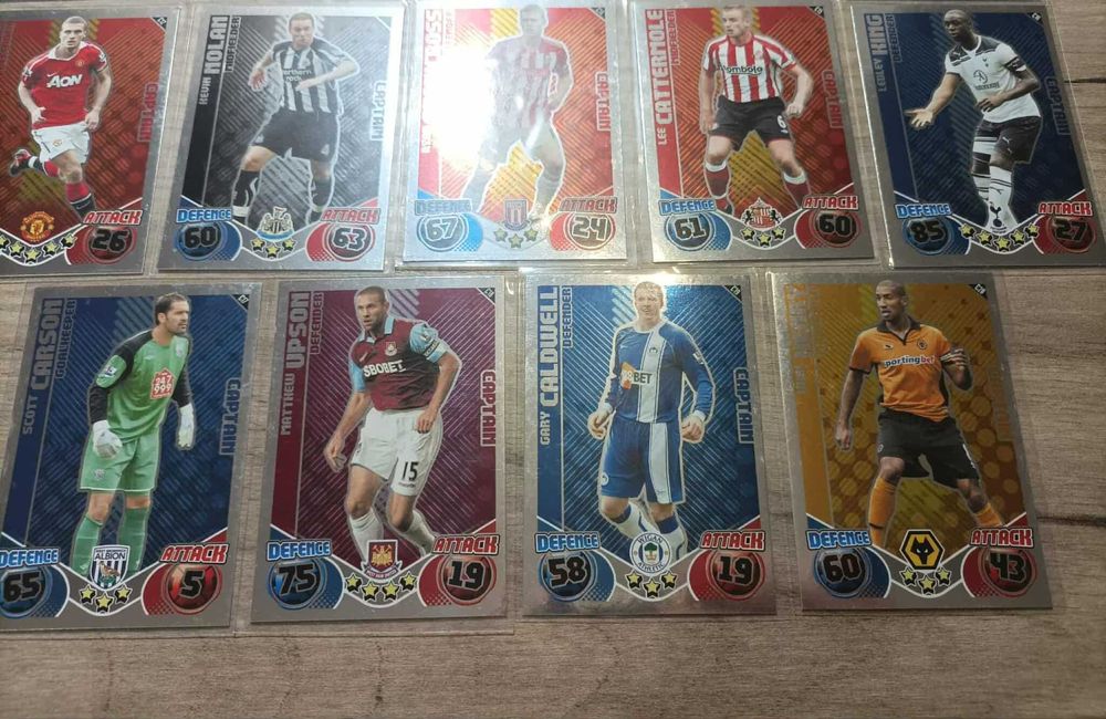 Topps English Premier League 2011 Match Attax Extra Rzadkie Specjalne