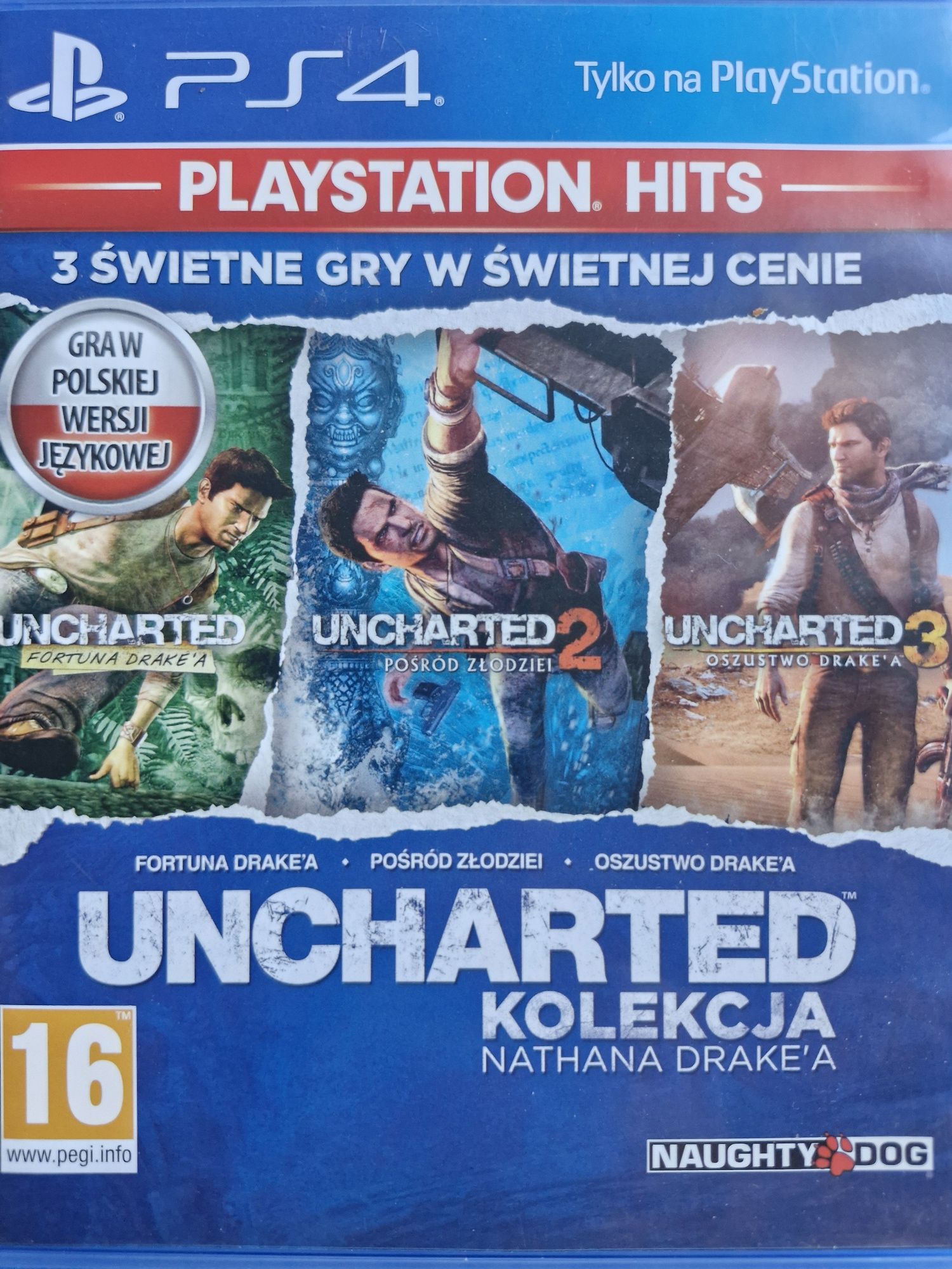Uncharted Kolekcja - 3 gry na PS4