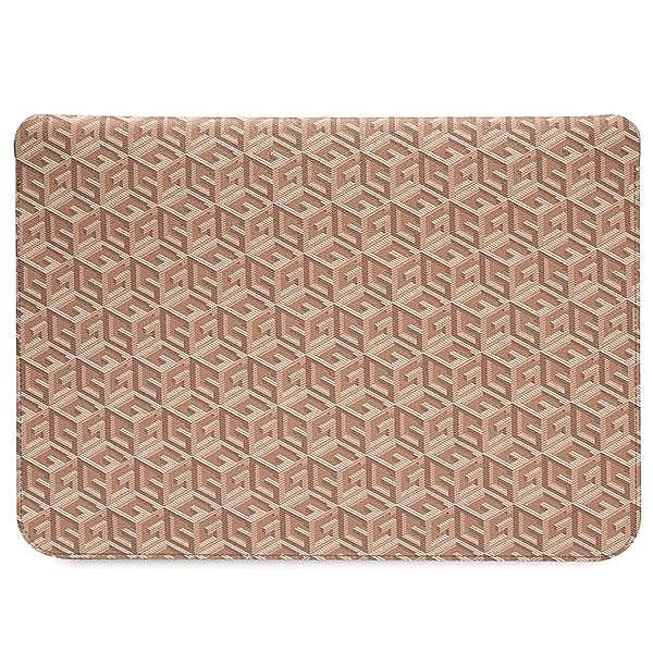 Pokrowiec Guess GCube Stripes na laptopa 14" - brązowy