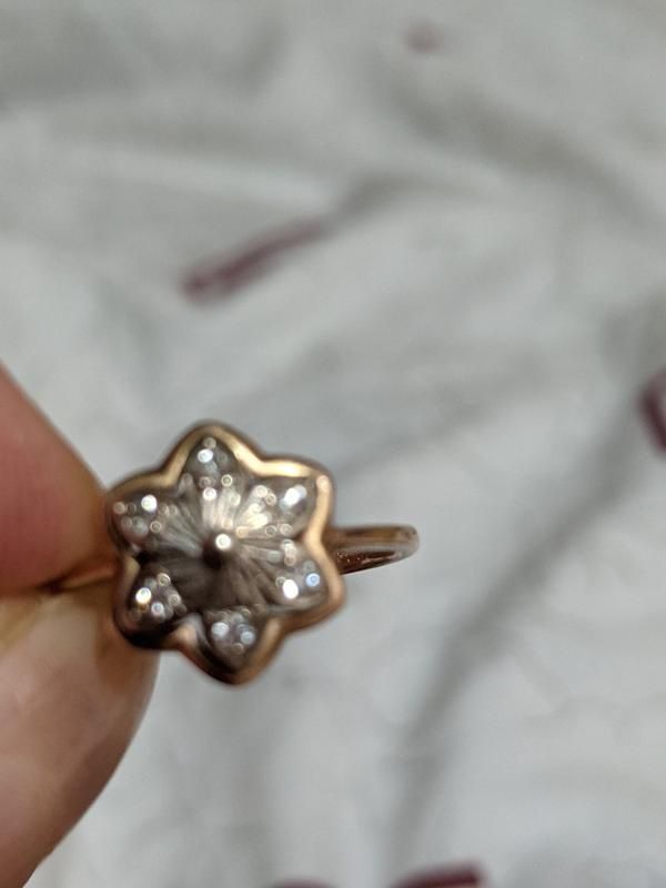Кольцо с бриллиантом номерное