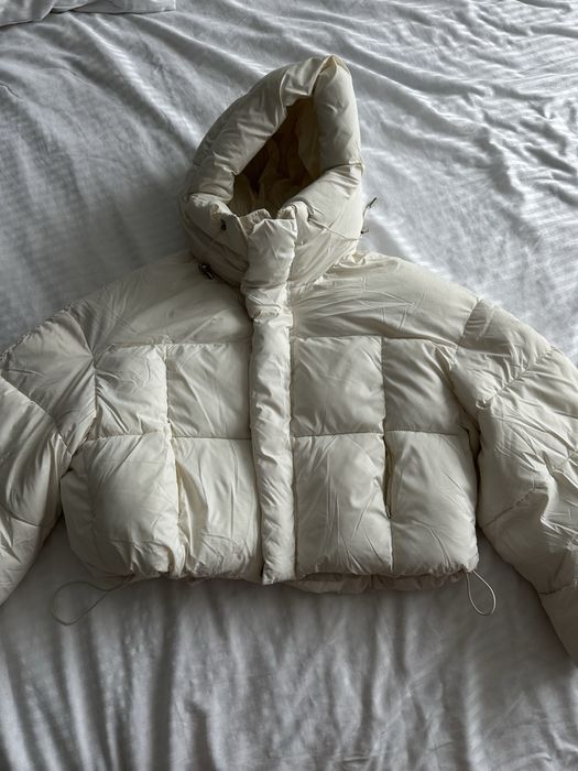 Куртка жіноча, пуховик жіночий, біла куртка