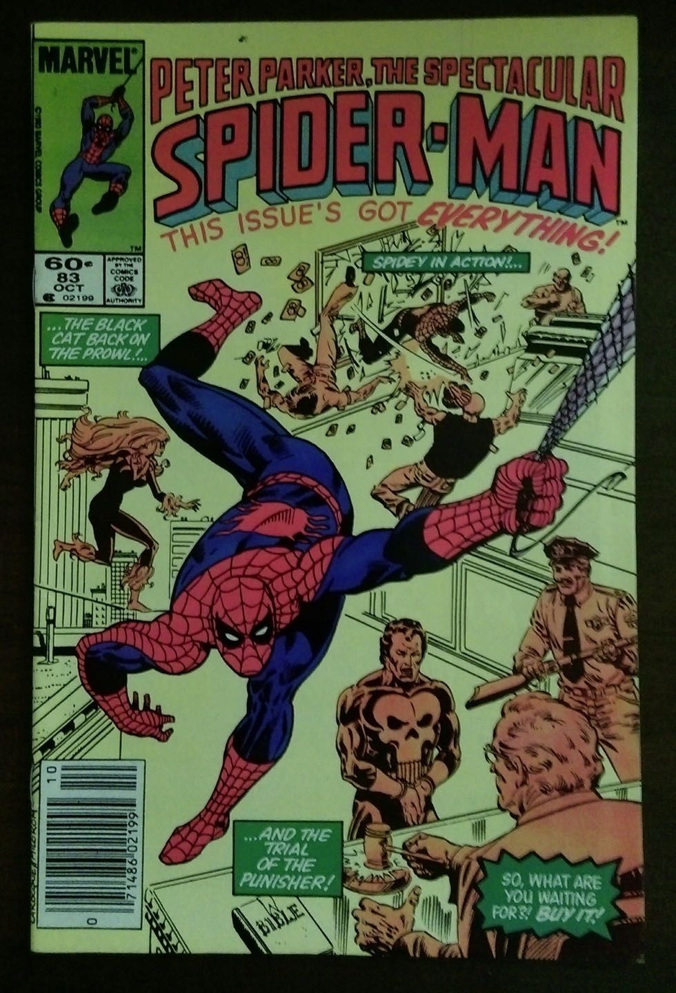 Peter Parker, The Spectacular Spider-Man #83 1983 Marvel Comics Komiks