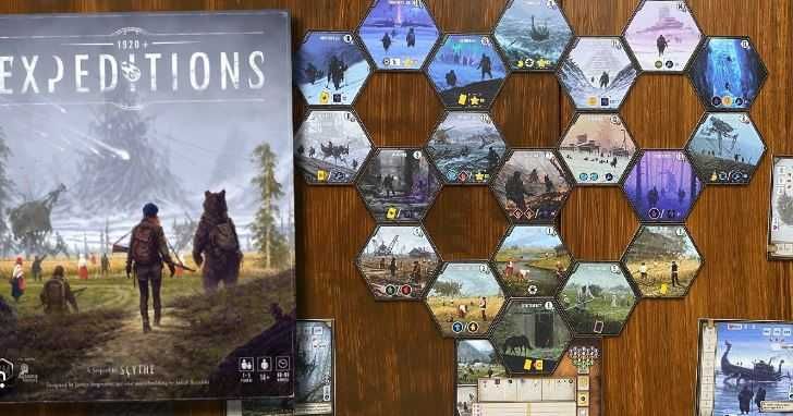 Boardgame Scythe Expeditions ironclad como NOVO