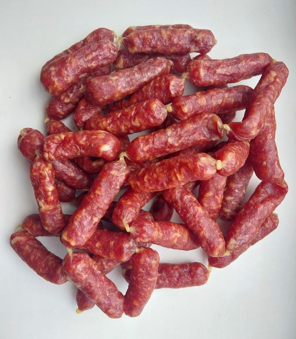 Колбаски чоризо свинина курица салями говядина конина 500 грамм