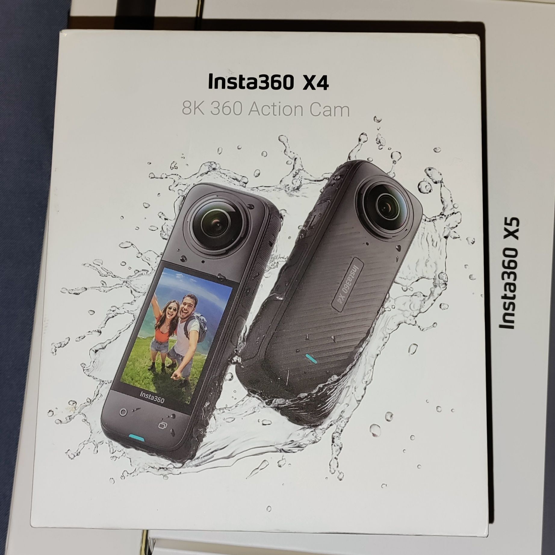 insta360 X5 Camera 360com extras para moto