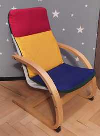 Krzesełko dla dziecka, fotel fiński, fotel finka, krzesło bujane.