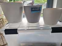 Zestaw 3 doniczki lechuza classico color 21 18 color deco 14,5