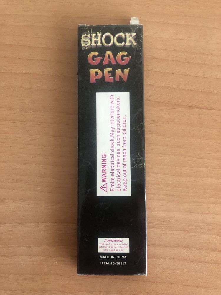 Caneta que dá choque
