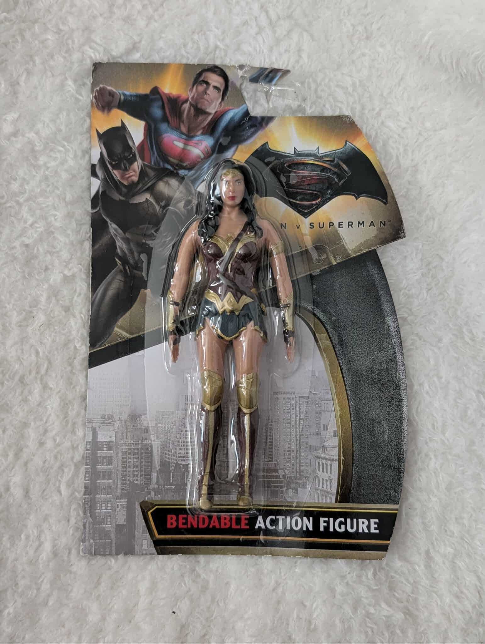 Wonder Woman Batman Superman figurka bendable opakowanie uszkodzone