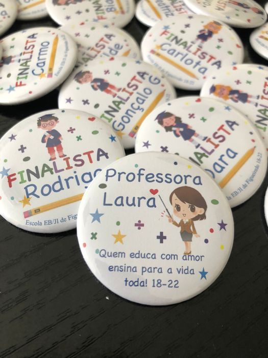 Cráchas ou imans personalizados 55mm