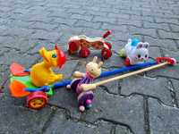 Zabawki drewniane dla dziecka pies króliczek kaczka kotek